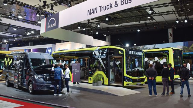 Πληθωρική η παρουσία  της MAN Truck & Bus, παρουσιάζοντας καινοτόμα οχήματα