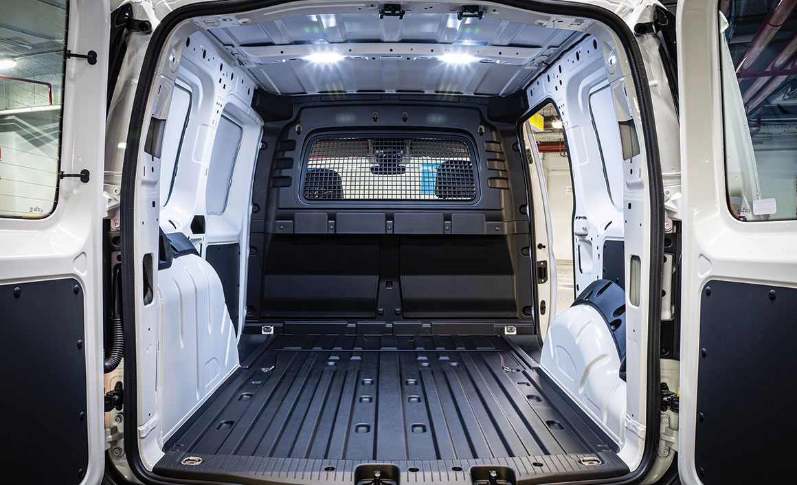 Ο χώρος φόρτωσης του VW Caddy van