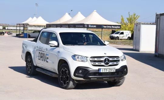 Συνεχόμενα test drive για τα ελαφριά επαγγελματικά της Mercedes-Benz. 