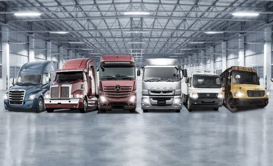 Στην Ευρώπη των 30 κρατών (Ε.Ε., Ελβετία και Νορβηγία), στους 11 πρώτους μήνες του 2018 οι πωλήσεις της Daimler Trucks αυξήθηκαν κατά 4% (76.200 αντί για 73.600 μονάδες). 