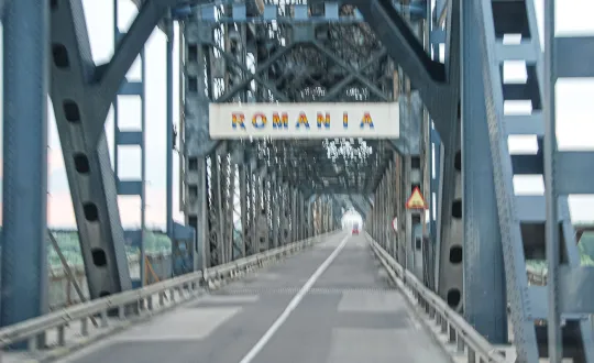 Γέφυρα στον Δούναβη από Βουλγαρία προς Ρουμανία