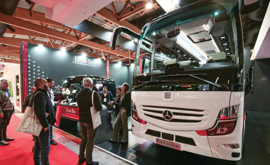 Μεγάλο το ενδιαφέρον των επισκεπτών για τα εκθέματα της Ermis Bus