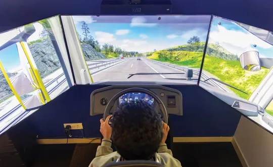 Προσομοιωτής οδήγησης φορτηγού