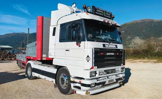 The top of the mountains.