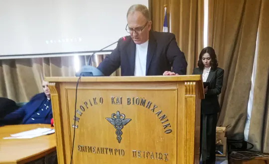 Στις προσπάθειες του ΠΣΧΕΜ για την επίλυση των σοβαρών θεμάτων που απασχολούν τον Κλάδο, αναφέρθηκε ο πρόεδρος του Συνδικάτου Παναγιώτης Τεγρέλλης