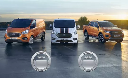 Για έκτη φορά, η Ford κέρδισε τον τίτλο του van της χρονιάς, επικρατώντας φέτος με το υβριδικό Transit Custom Plug-In Hybrid, ενώ πρώτο στα pick-up ήταν και το Ranger.