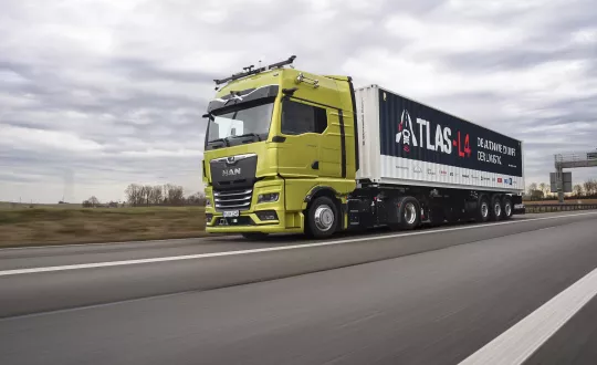 Τα προγράμματα και οι δοκιμές αυτόνομης οδήγησης ATLAS-L4 και ANITA της MAN κέρδισαν το βραβείο καινοτομίας 2024 (Truck Innovation Award). 