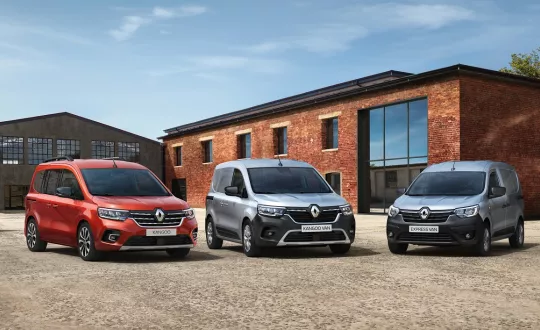 Τα ολοκαίνουργια Renault Kangoo, Kangoo Van και Express Van. Τα ολοκαίνουργια Renault Kangoo, Kangoo Van και Express Van.