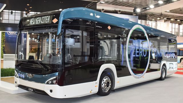 Το αστικό λεωφορείο VDL CITEA LF-122 με μπαταρίες χωρητικότητας 490 kWh.