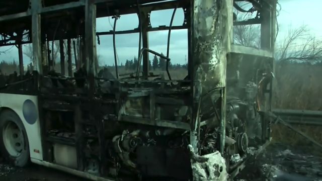 καμμενο λεωφορείο