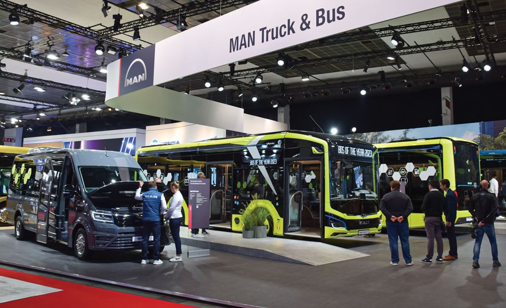 Πληθωρική η παρουσία  της MAN Truck & Bus, παρουσιάζοντας καινοτόμα οχήματα