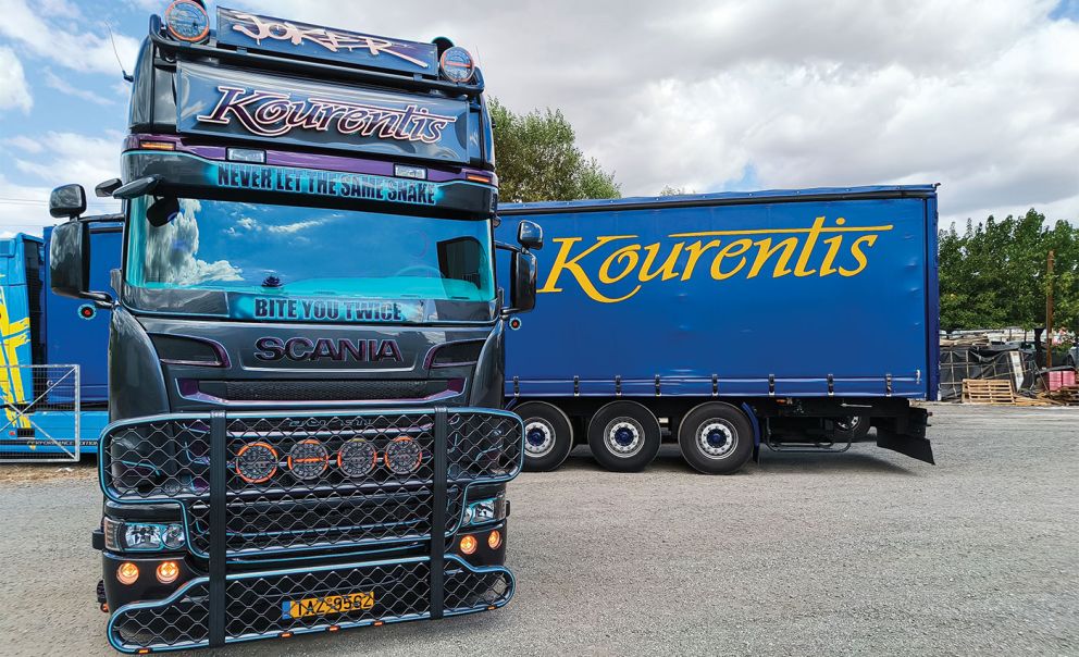 Η νέα ναυαρχίδα της μεταφορικής Κουρεντής από τη Λιβαδειά