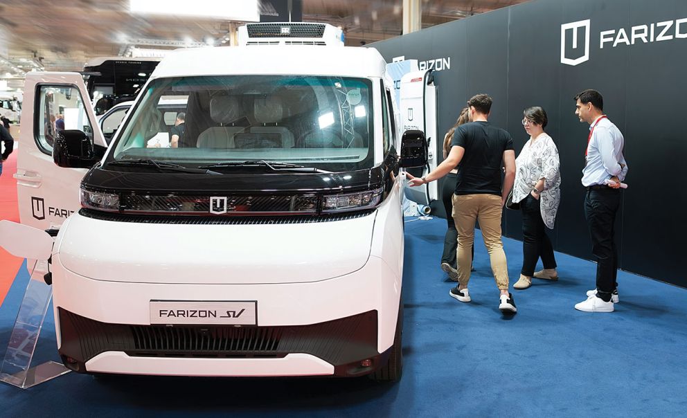 Βαν FARIZON στην πρόσφατη έκθεση Transport Show