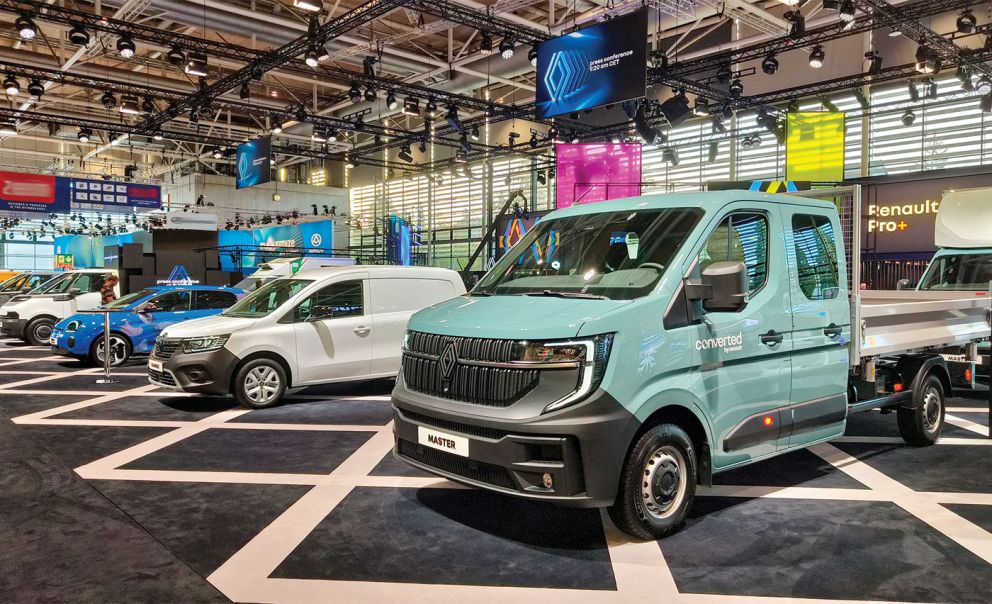 Δυναμική η παρουσία της Renault Pro+ με ηλεκτρικές και πετρελαιοκίνητες εκδόσεις.