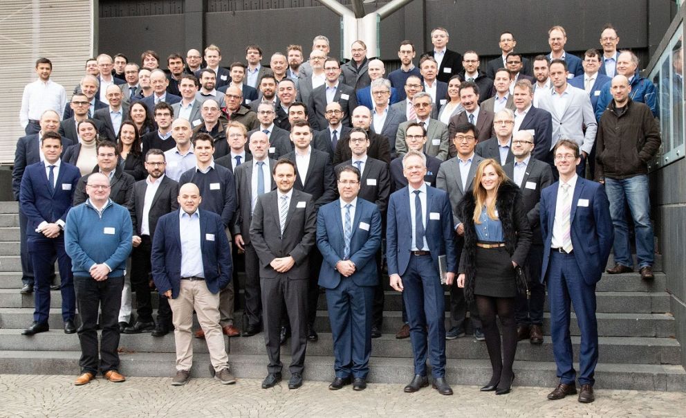Οι 30 εταίροι του έργου LONGRUN, κατά την επίσημη έναρξή του τον περασμένο Ιανουάριο στο Άαχεν της Γερμανίας.