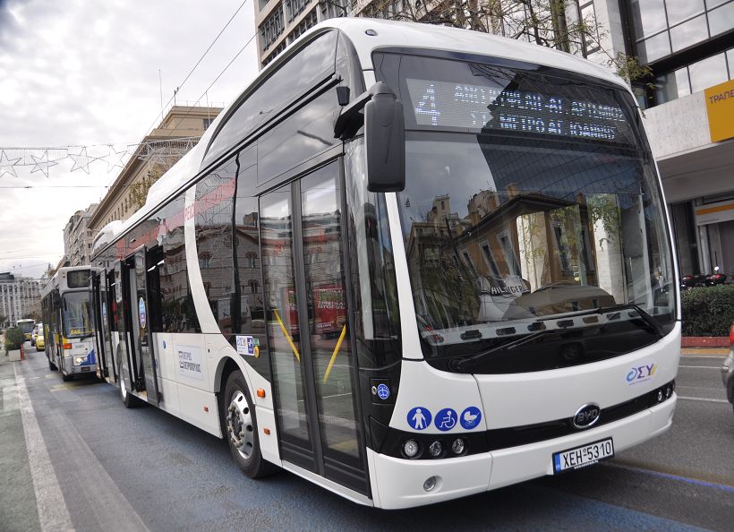 Δοκιμή Καραμανλή στο λεωφορείο BYD