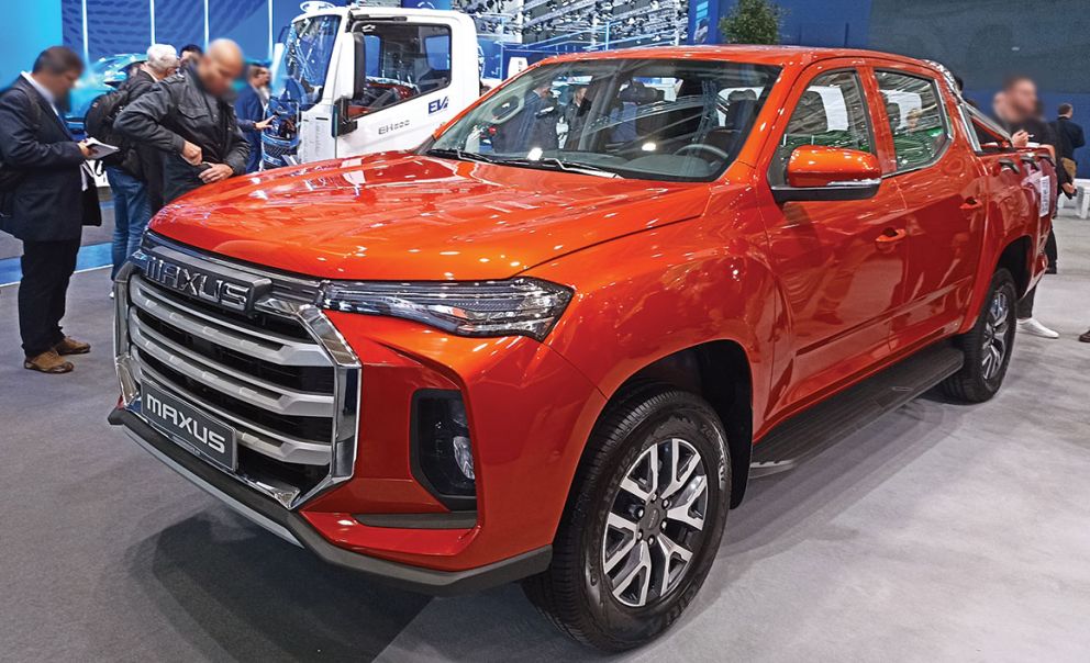 Το νέο ηλεκτρικό Pick Up της Maxus εντυπωσιάζει με τη στιβαρή και δυναμική παρουσία του.
