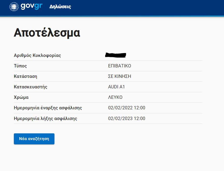 Ποιες πληροφορίες για οχήματα παίρνεις από την πλατφόρμα Open Car