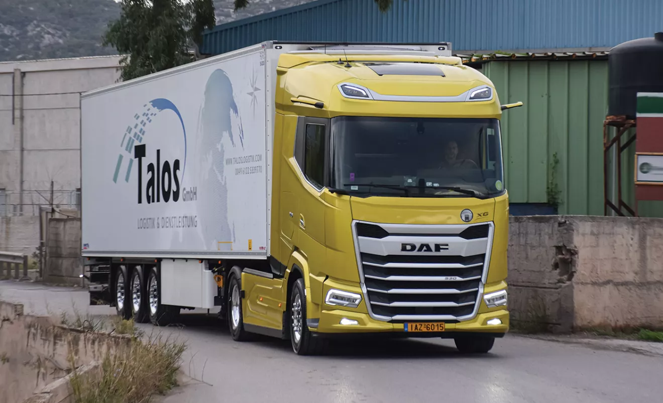 Με DAF XG στη διεθνή μεταφορά Με DAF XG στη διεθνή μεταφορά