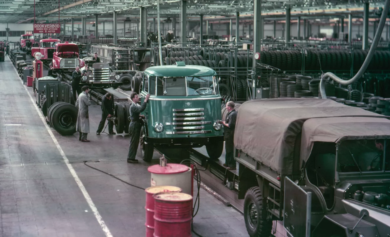 Η ενηλικίωση της DAF: Η πρώτη γραμμή παραγωγής αποκλειστικά για φορτηγά