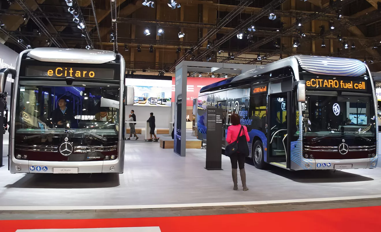 Για τις αστικές μεταφορές οι δύο προτάσεις  της Mercedes-Benz. Το eCitaro και το eCitaro Fuel Cell.