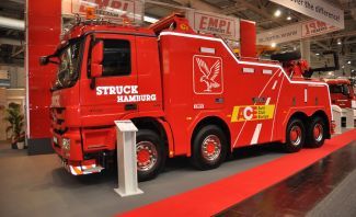 Εντυπωσιακό το recovery βαρέων οχημάτων σε σασί Mercedes Benz 4148 κατασκευασμένο από την αυστριακή φίρμα EMPL. Mercedes Benz 4148, EMPL, recovery , IAA 2012