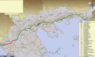 Οι 13 σταθμοί διοδίων της Εγνατίας Οδού Οι 13 σταθμοί διοδίων της Εγνατίας Οδού