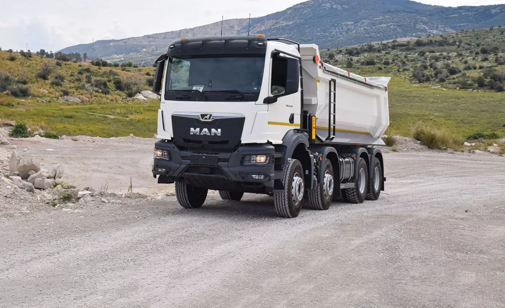 Στο εργοτάξιο με ΜΑΝ TGS 41.470