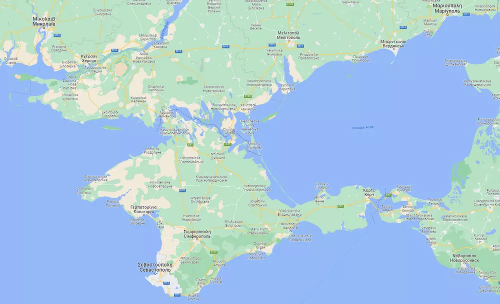 Χάρτης Ουκρανία