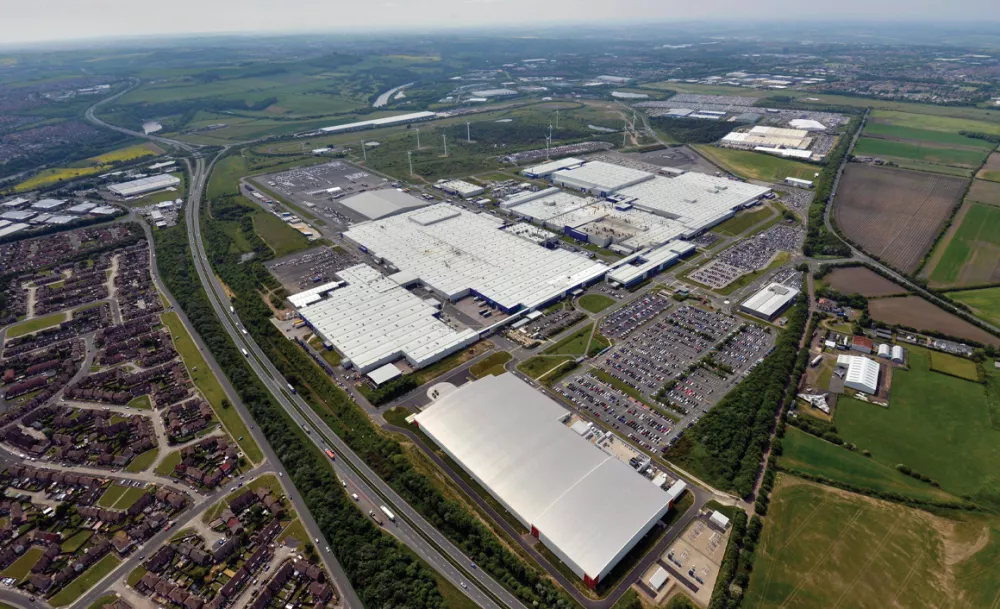 Το εργοστάσιο της Nissan στο Σάντερλαντ της Αγγλίας.