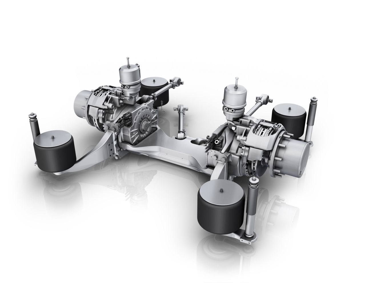 Ο άξονας AxTrax AVE της ZF πρωτοεμφανίστηκε το 2012. Διαθέτει συμπαγή σχεδίαση, δέχεται ηλεκτροκινητήρες απόδοσης ως και 340 ίππων (250 kW) και υποστηρίζει μέγιστο φορτίο άξονα μέχρι και 13 τόνων.