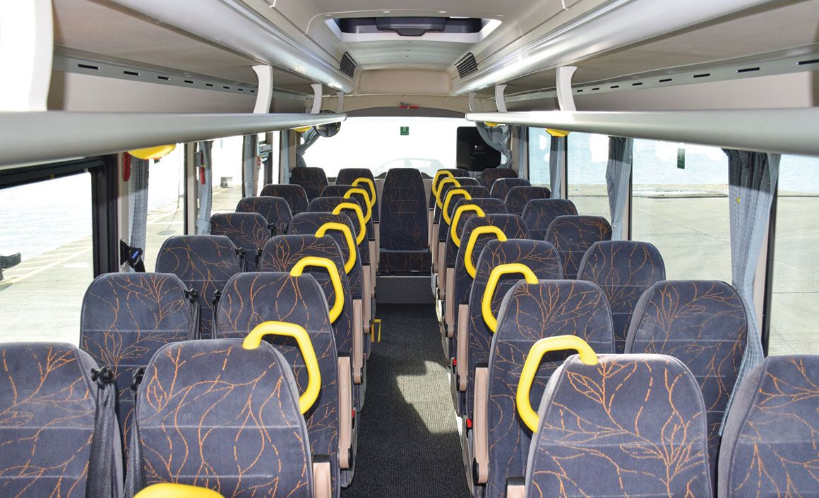 Ποιοτικές οι επενδύσεις στα έως και 37 αναπαυτικά καθίσματα επιβατών.