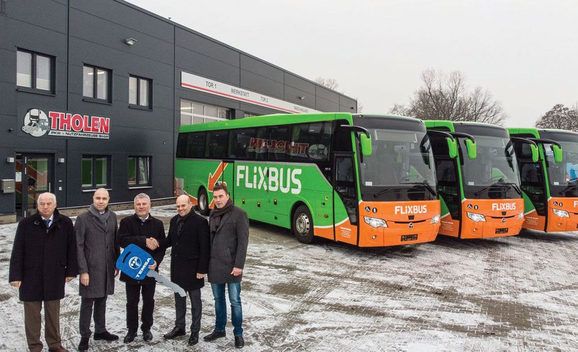 Η TEMSA Γερμανίας παρέδωσε πρόσφατα τέσσερις μονάδες του TEMSA HD στην εταιρεία Tholen Reisen, η οποία έχει στο στόλο της 13 τουριστικά λεωφορεία της τούρκικης μάρκας.