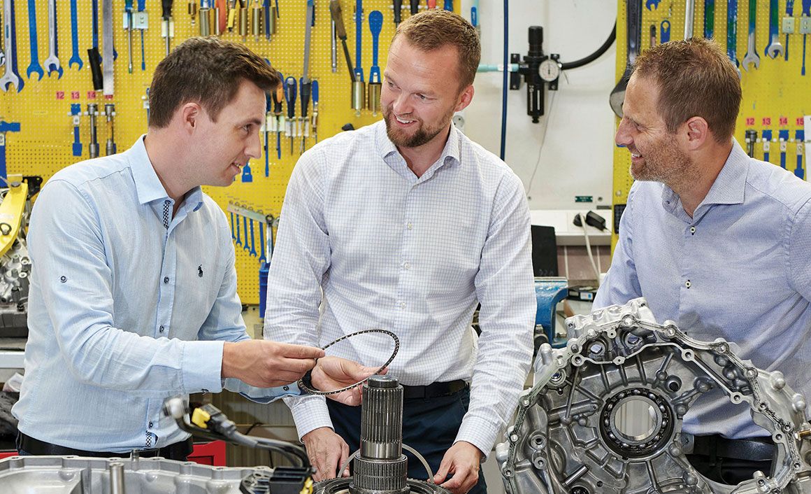 H εξέλιξη του νέου κιβωτίου ταχυτήτων ξεκίνησε από συζητήσεις μεταξύ τριών μηχανικών από το τμήμα R&D της Scania