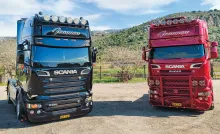 Scania R από τη μεταφορική Ιωάννου στο Μεσολόγγι. 